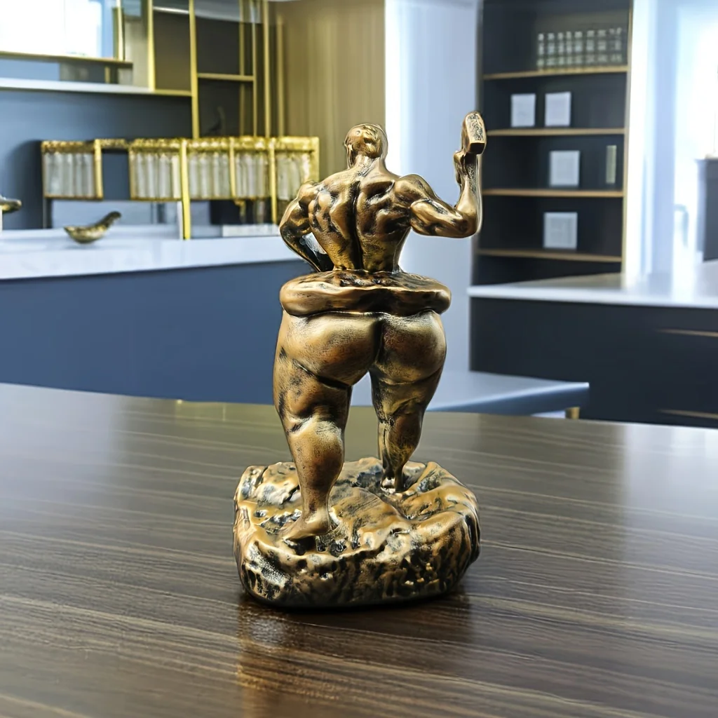 Self-Sculpting Figurines, Self-Discipline Fitness Trophies, Competition Souvenirs, Gym Decorations