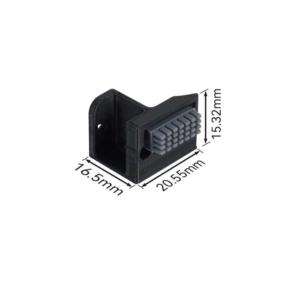 High Quality for Bambu Lab X1/ X1C/P1/P1S Nozzle Wiper Nozzle Brush Silicone Brush Mounted Scrubbers Cleaner Hotend Wiping