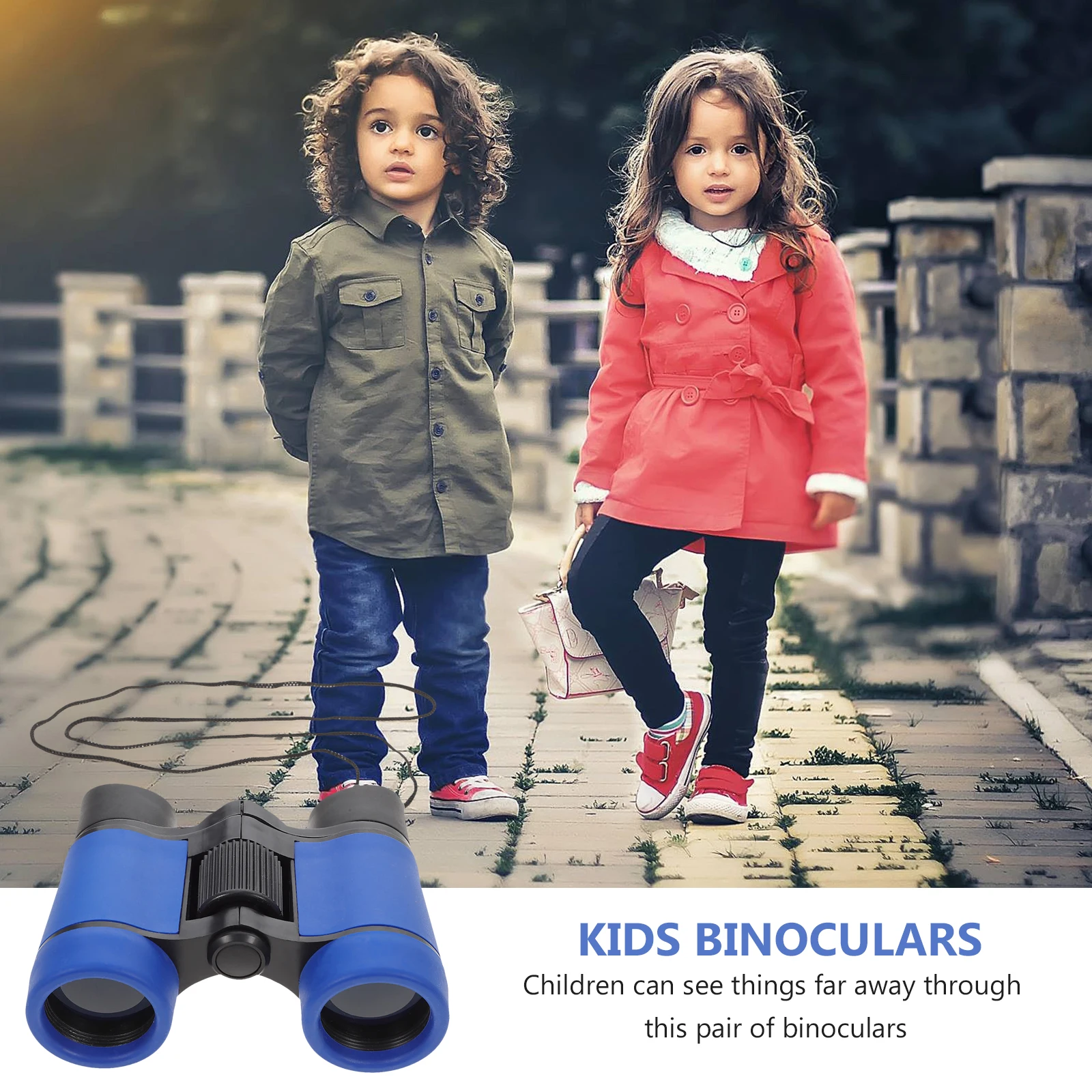 

Adorable Children Telescope Printed Non-slip Nature Watching for Kids (Random Color)