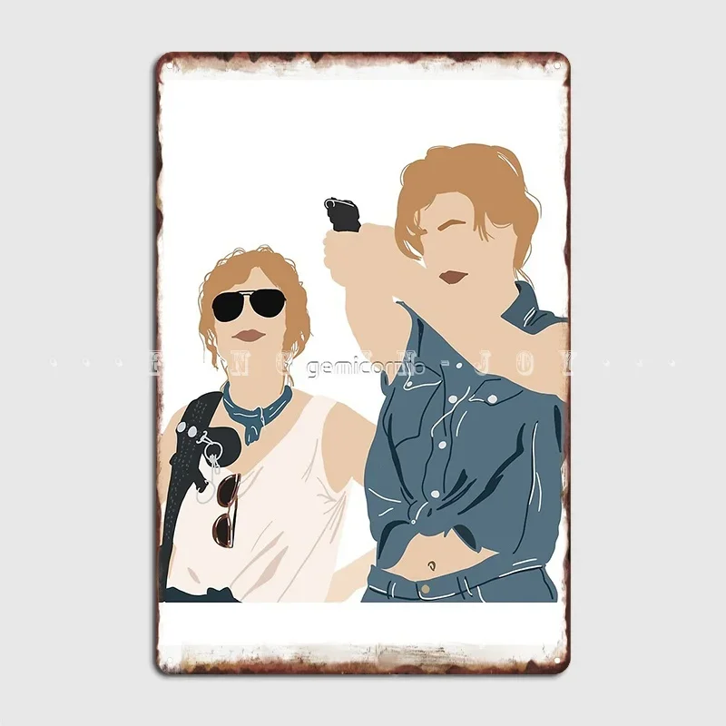 Thelma Louise Metal Sign Wall Pub Wall Decoration Wall Decor Tin Sign Posters