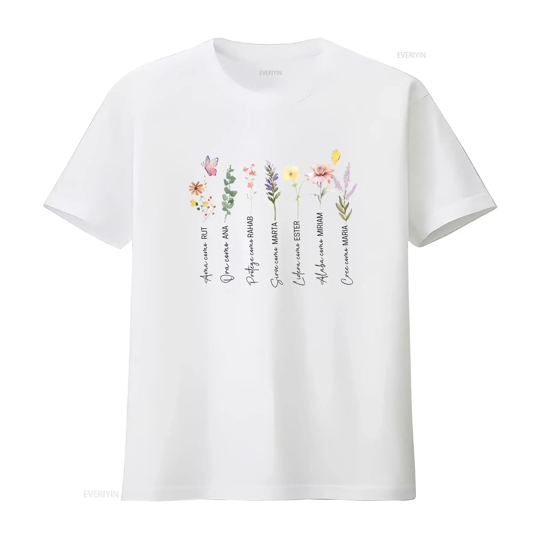 Camiseta de la Biblia para Mujeres, Playera Cristiana, Regalo para Mujer, Regalo para Amiga Cristiana, Camiseta de la Biblia en Español