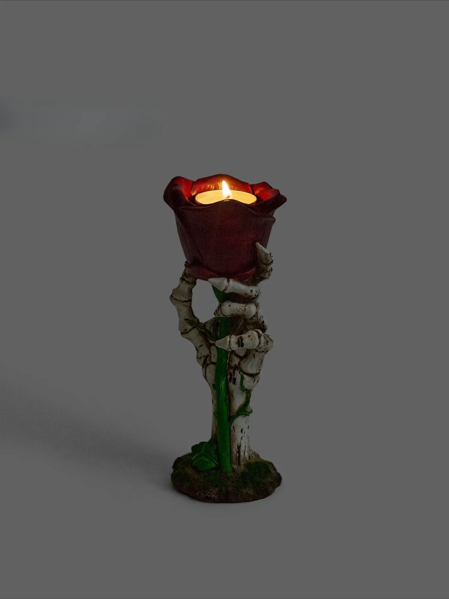 

"Skeleton Hand Rose Ambient Light Decoration Ornament Gift