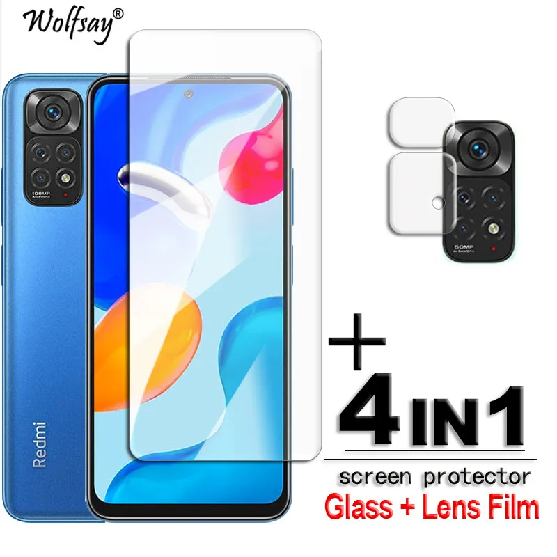 

For Xiaomi Redmi Note 11S Glass Screen Protector For Redmi Note 11S Tempered Glass 9H Protective Lens Film For Note 11S Global