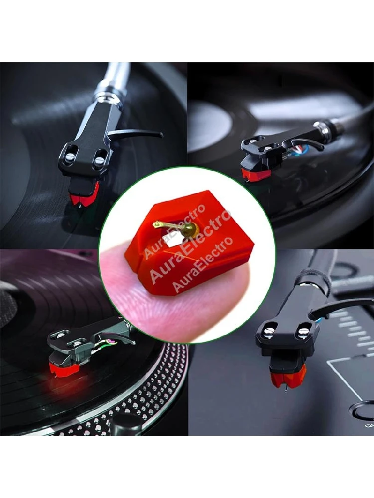 Wymiana igły do gramofonu eliptycznego AT-VMN95E, diamentowa igła do gramofonu Audio-Technica AT-LP120X-A82Z — zdjęcie produktu 7