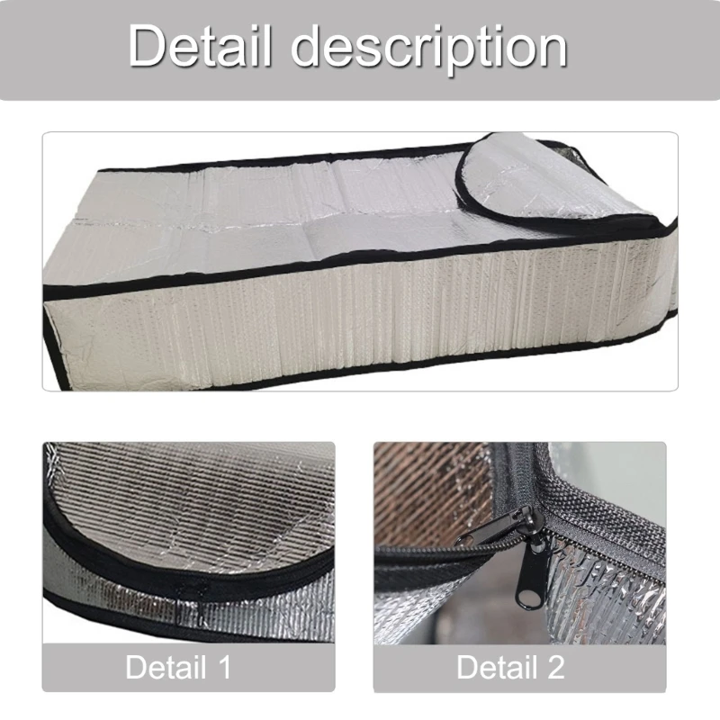 Energy Saving Attic Door Insulation Cover Reflective Aluminum Film Attic Stair Ladder Insulators Zippers Pull Down Tent