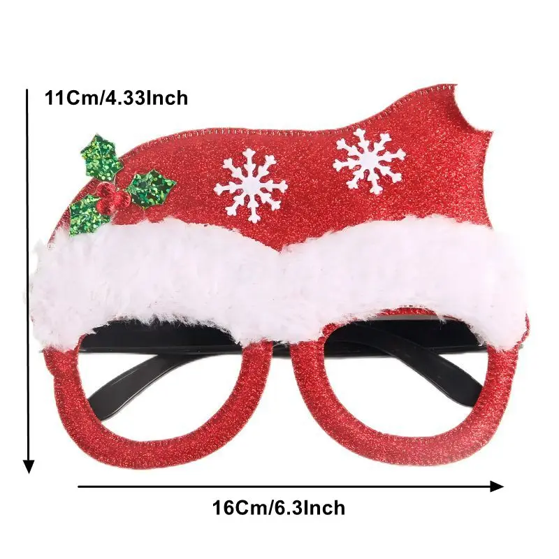 Venda quente 15 pçs itens kawaii melhor adorável ano novo orname chapéu de natal de vidro para garfo garrafa de bebida doces decorar