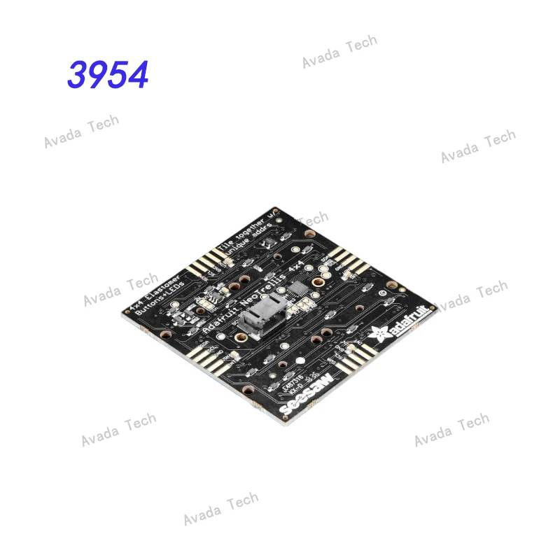 3954 NeoTrellis RGB Driver PCB for 4x4 Keypad Interface Evaluation Board