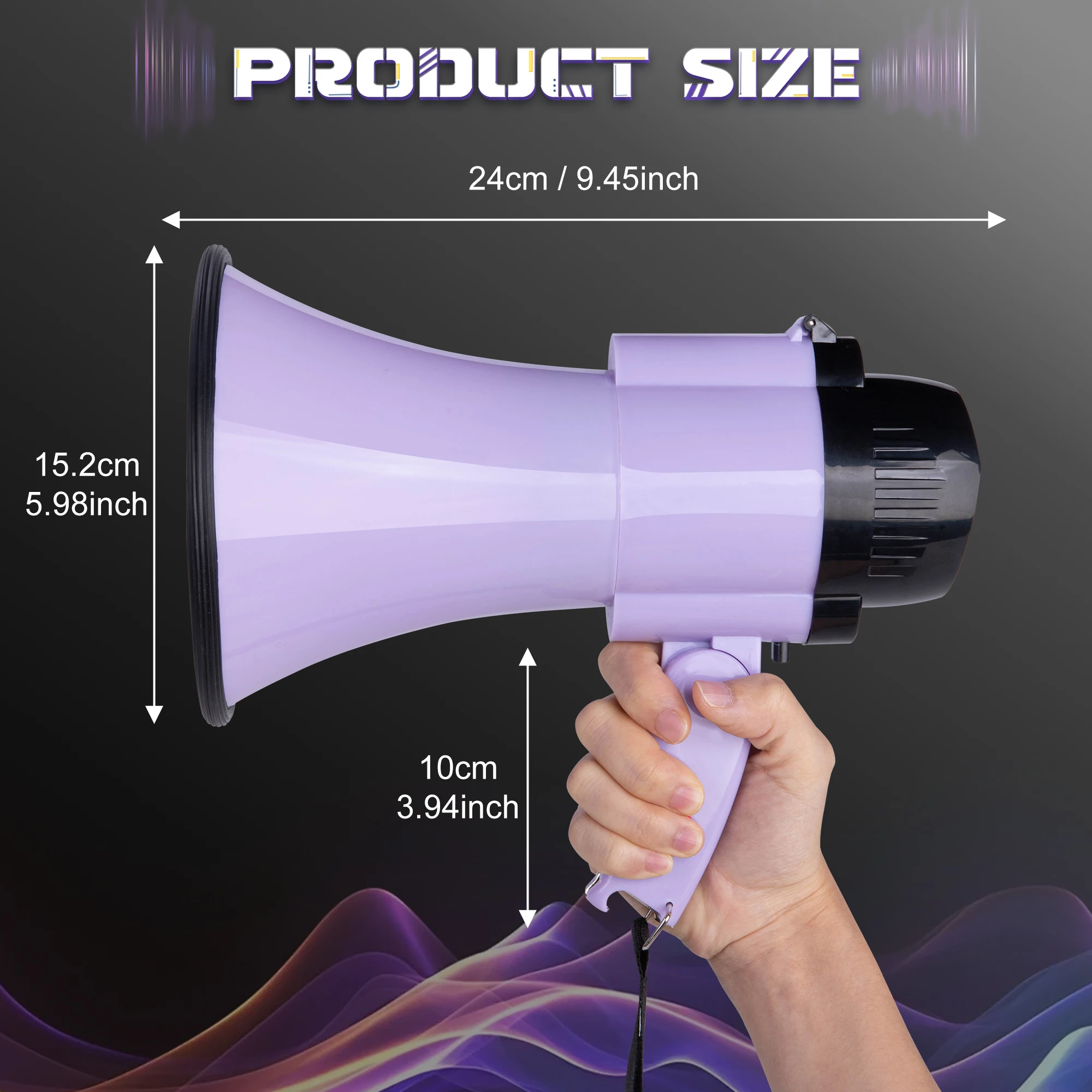 Megáfono Portátil de 30 Vatios - Musical Instrument Band reseña y precio