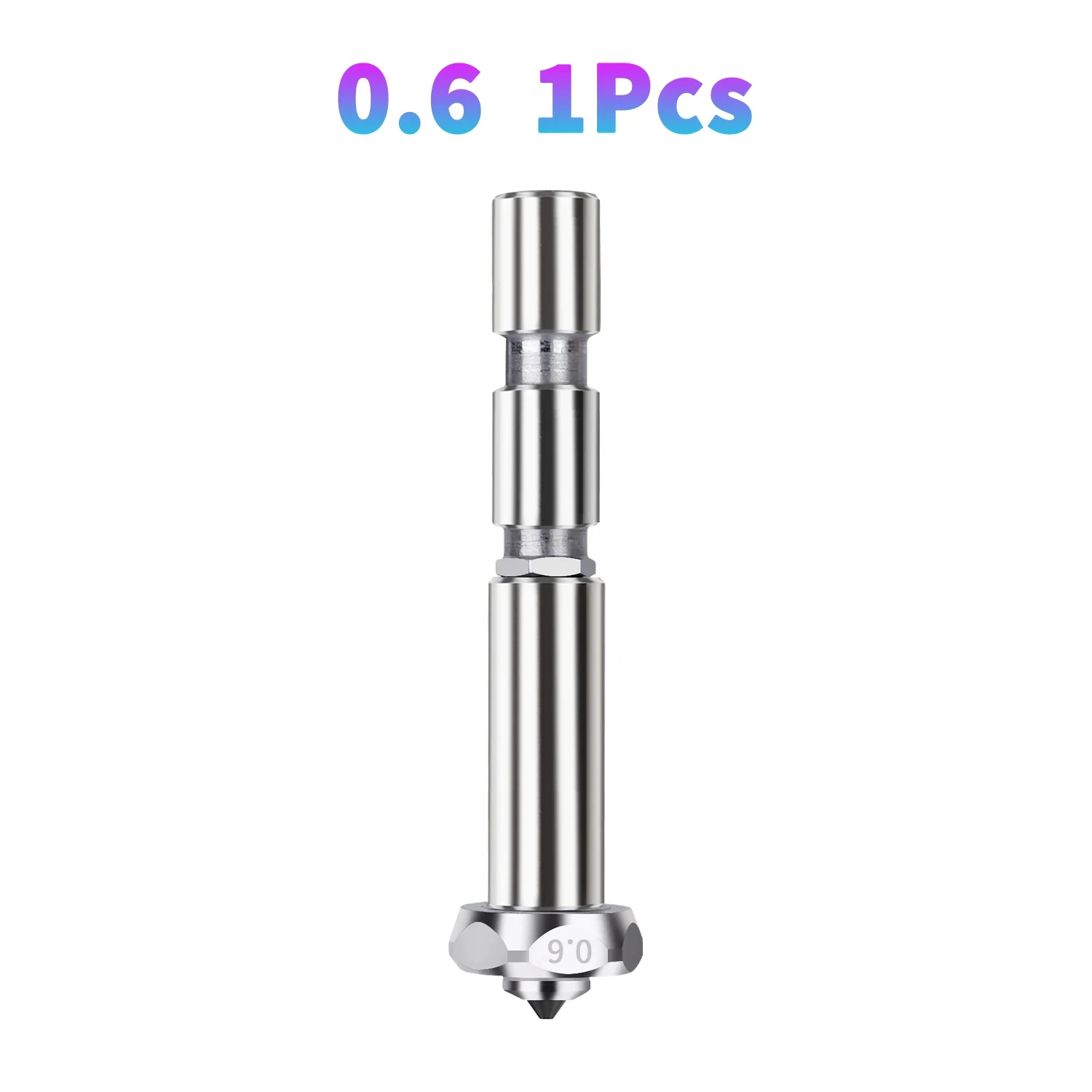 Für Anycubic Kobra 3 Max Hotend 0,4 0,6 0,8mm Combo Schnellwechsel Integrierte Düse aus gehärtetem Stahl