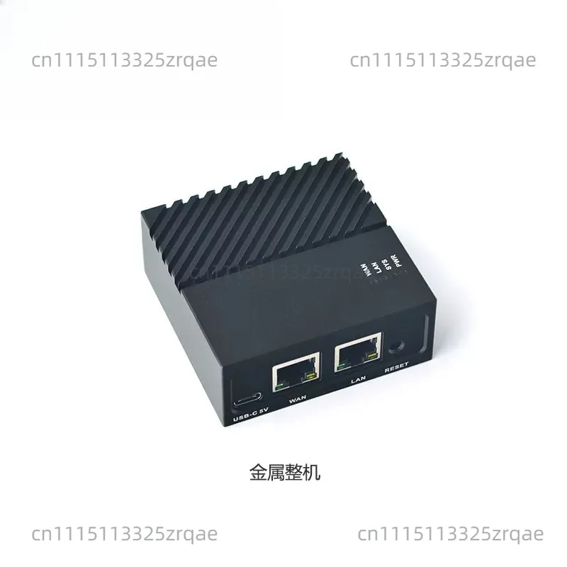 Metal Case Rockchip RK3399 Dual Gigabit Demo Board with Power optional，For NanoPi R4S Open Source USB3 Development Board 4GB
