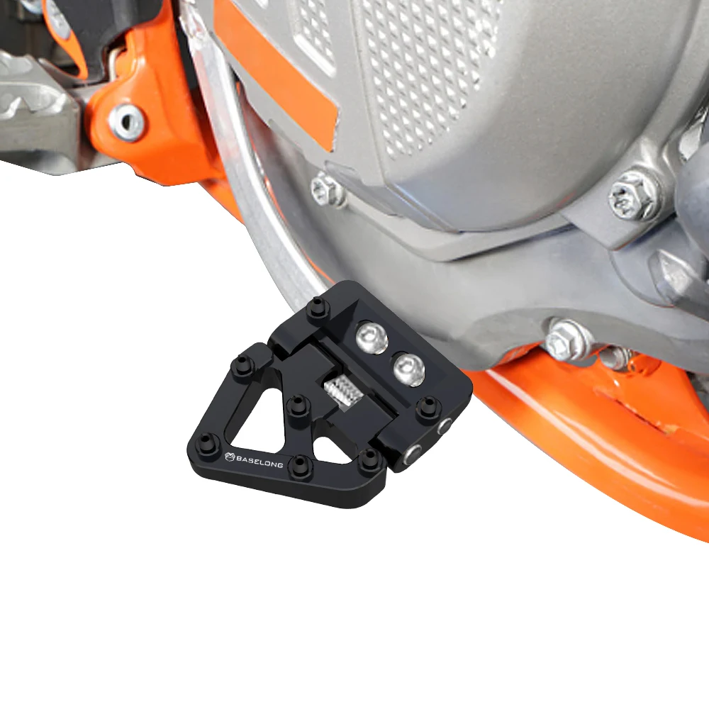 

For 390 790 890 990 950 1050 1090 1190 1290 Super Adventure R S 690 Enduro Sherco Foldable Rear Brake Pedal Step Tip Plate parts