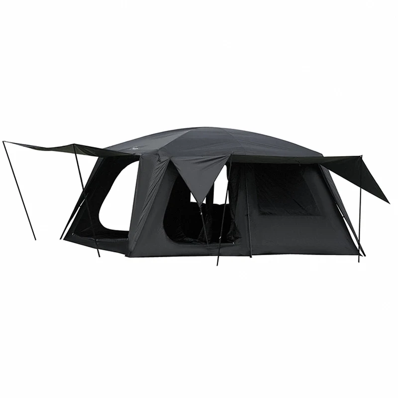 ized Logo 8-10 People Large Family Garden Luxury Outdoor Exhibition Folding Waterproof Beach Camping Fishing Tent