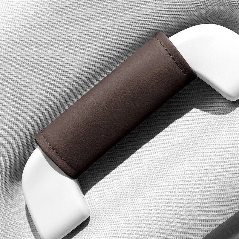 Nappa Leather Car Roof Armrest Protective Covers Feel Comfortable Non-slip Universal Car Interior Door Handle Protective Gloves