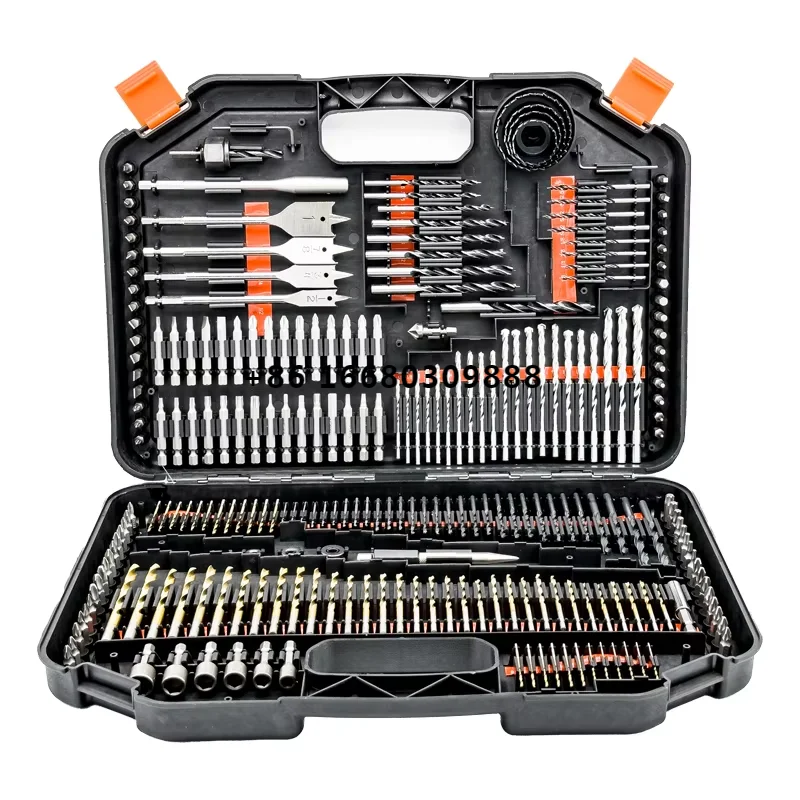 246pcs Drill Bit Set for Metal Wood Masonry DIY Projects Durable and Comprehensive Tool Kit