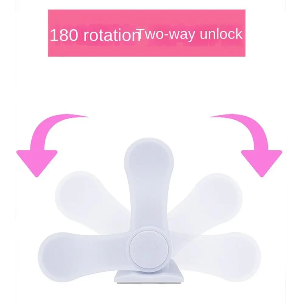 ABS Türgriffschloss Sicherheitsausrüstung Multifunktionale Unisex Sicherheitsschloss Selbstklebende Anti-Klemm-Sicherheitsschutzschnalle