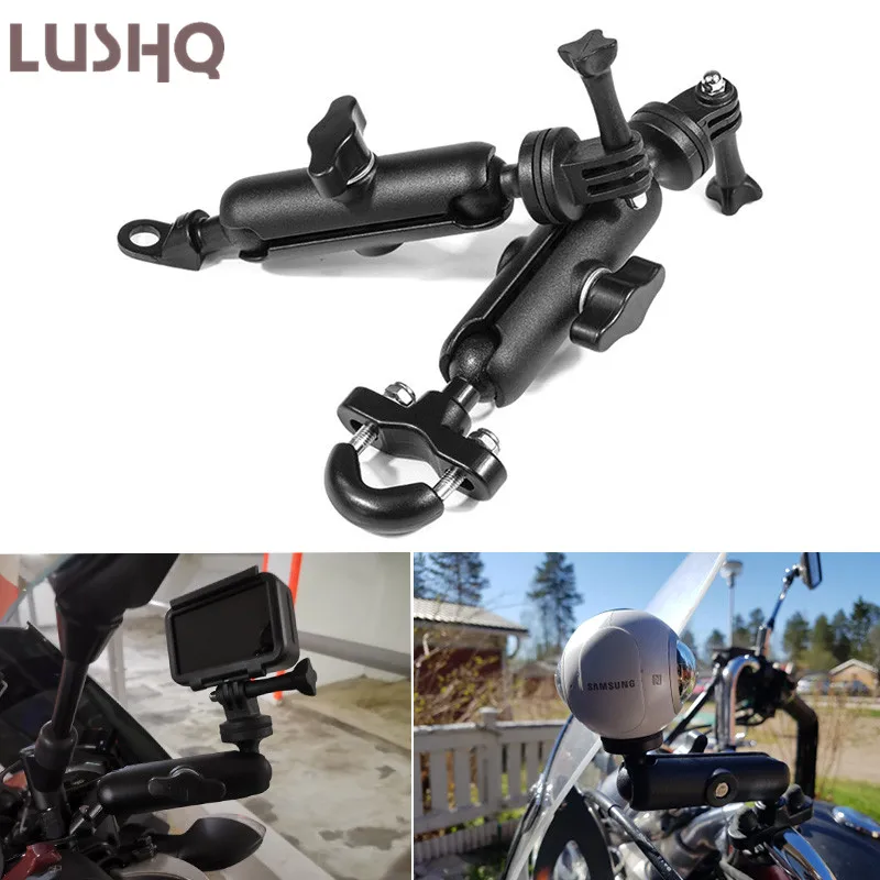 Motorcycle Bike Camera Holder Handlebar Mirror Mount Bracket For YAMAHA R1 2014 BWS 100 PW 80 R6 2018 PW50 YZ 125 CYGNUS 125