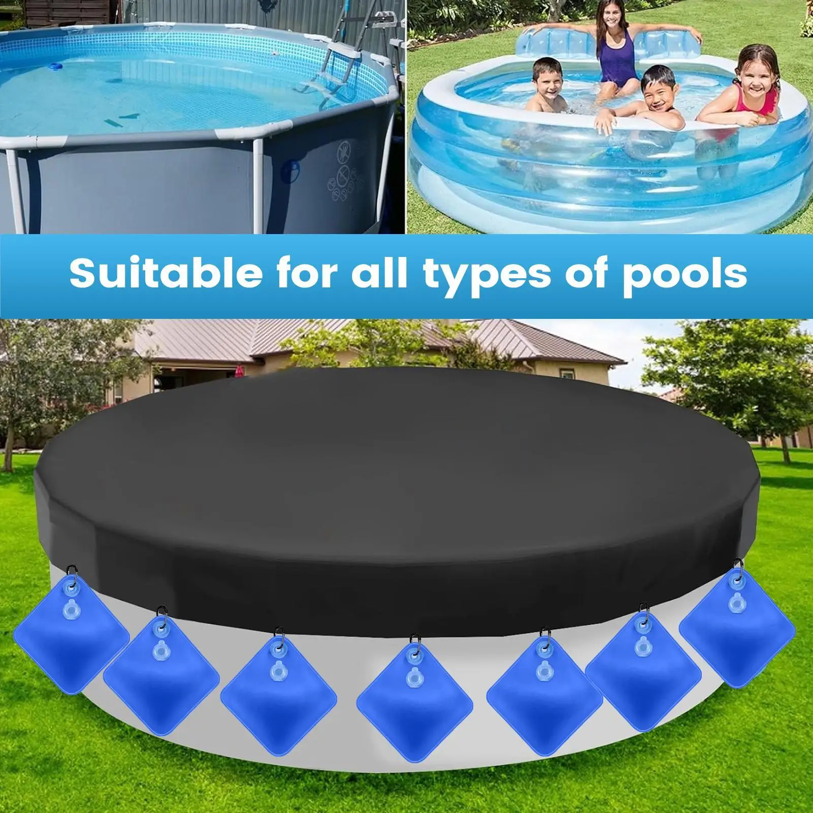 

Pool Weights For Cover Heavy Duty 10 Pieces Water Weights For Swim Pool Cover For Backyard Villa Park Hotel Sport Enthusiasts
