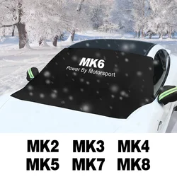 Car Windshield Snow Blocker UV Cover Sunshade Auto Accessories For VW Volkswagen Golf 6 7 5 4 3 2 8 MK4 MK6 MK7 MK5 MK3 MK2 MK8