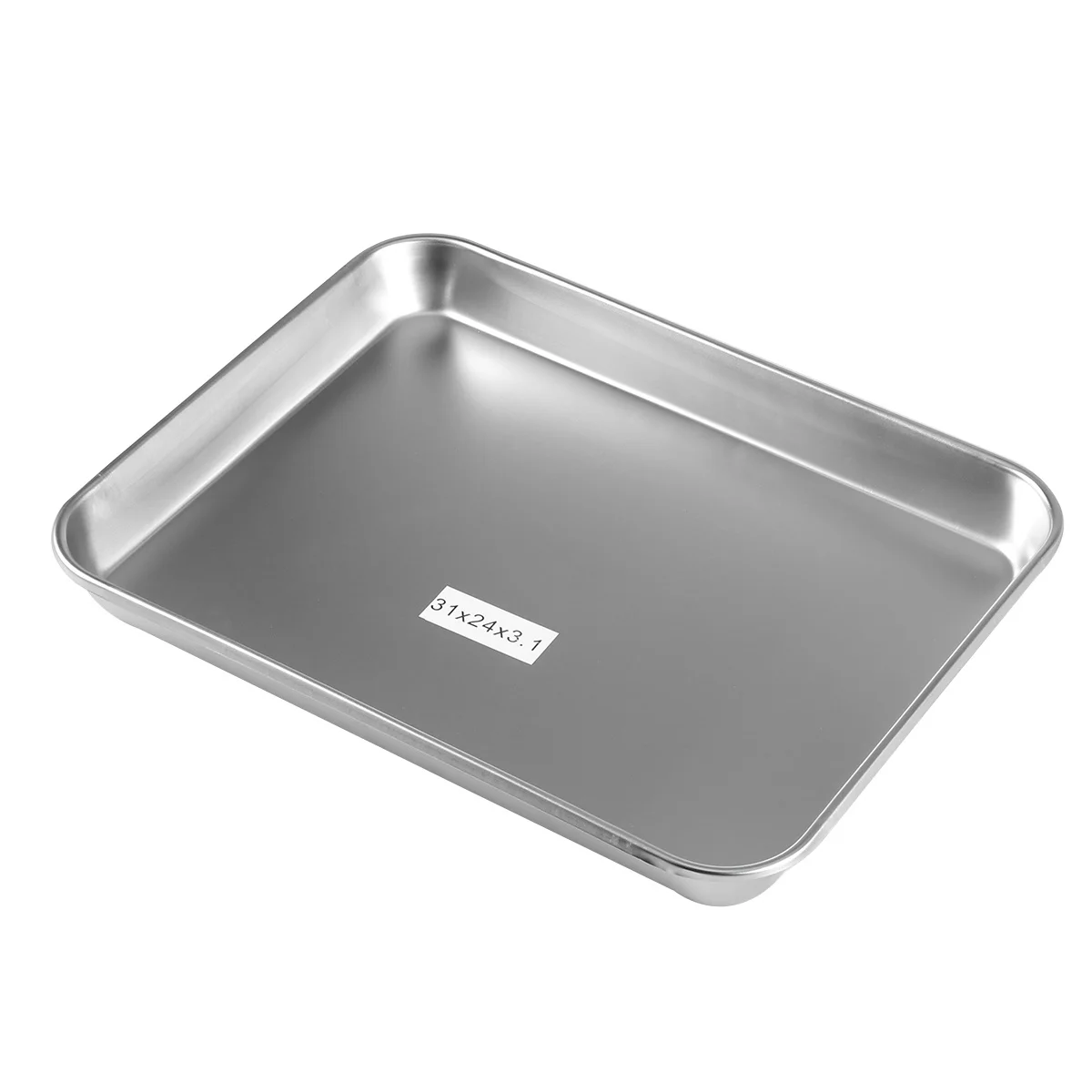 

Medical Tray Stainless Steel Instrument Plate For Hospital Clinic Dentistry Tattoo Piercing Food Serving Rectangular Flat
