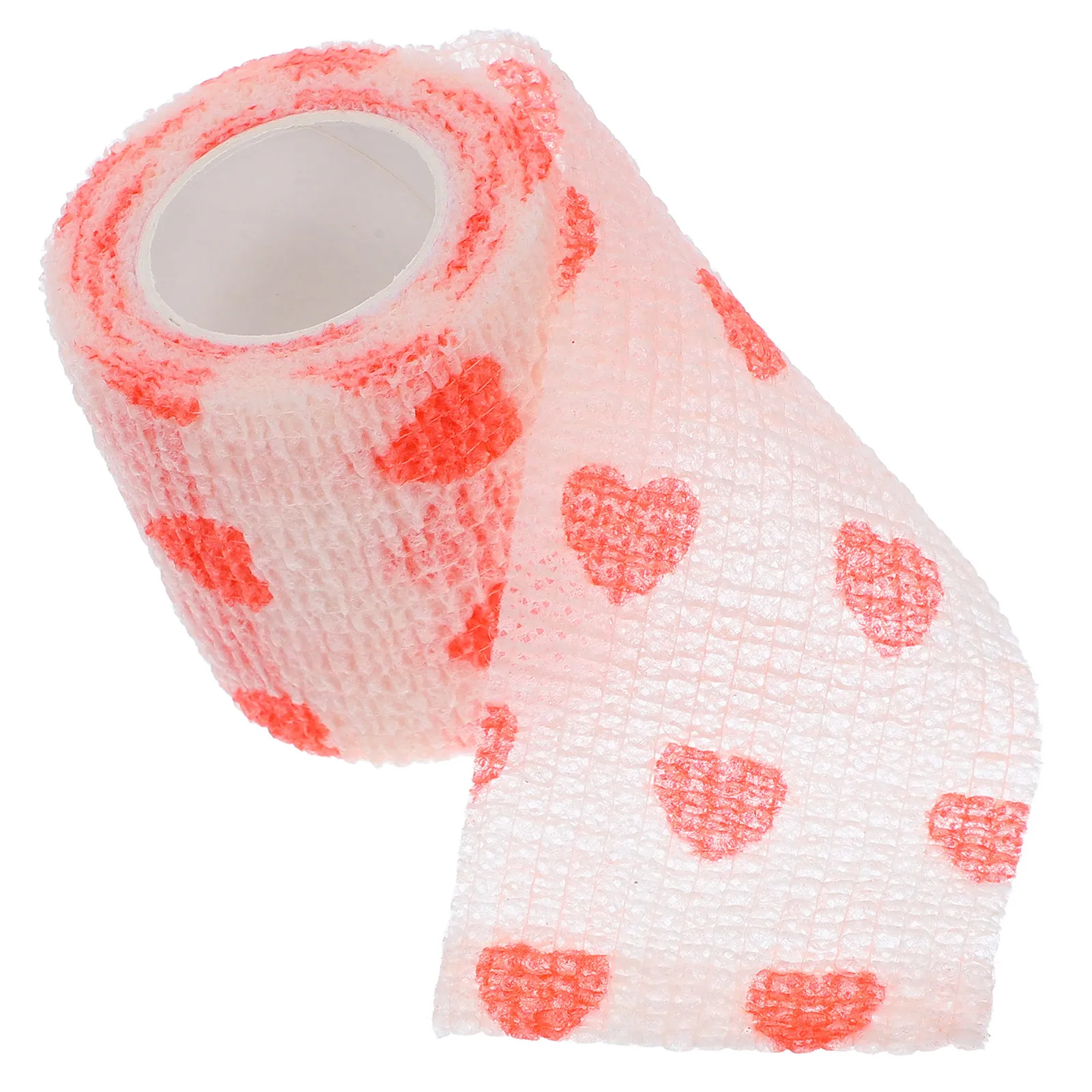Pet Bandage Wrap Self Non Woven Tape Love Pattern Dog Paw Bandage for Injury Recovery Pet Bandages for Dogs