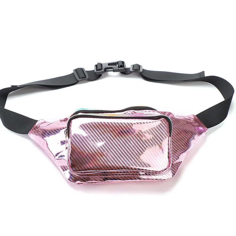 Women's Chest Bag Reflective Colorful Waist Bag 2023 New Ladies' Outdoor Sports Bag Fashionable and Beautiful Shoulder Phone Bag