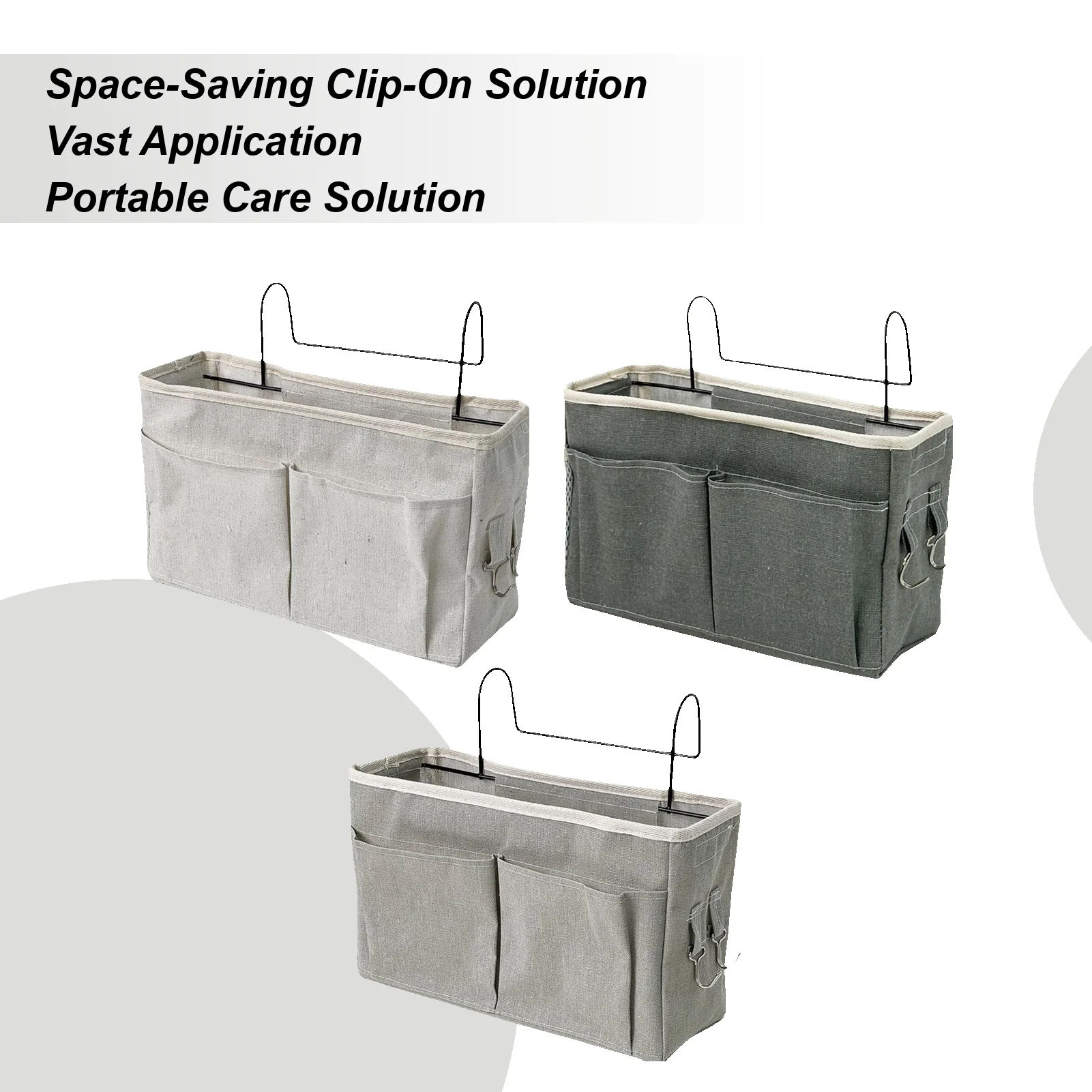 جيوب السرير تخزين بجانب السرير قابل للتعديل وموفر للمساحة حقيبة تخزين زجاجات الأطفال لغرفة النوم وغرفة الأطفال بطابقين #1