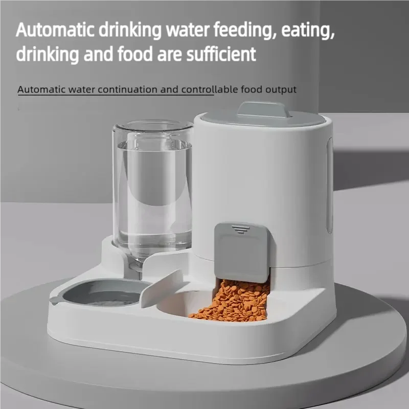 Automatic Gravity Cat Water Dispenser Feeder No Electricity Needed Spill-Proof Large Capacity Pet Supplies for Cats Dogs