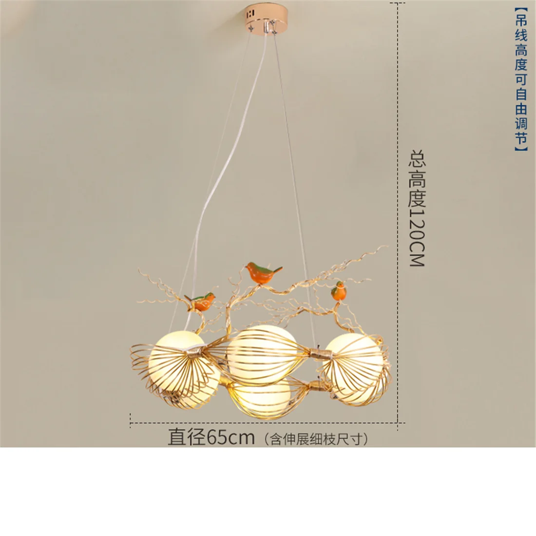 Creative Personalized Bird Nest Glass Egg Led Pendant Lights Interior Vintage Hanging Lamp Fixtures Cottagecore Decor Luminaire