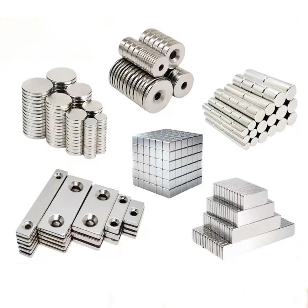25x10-6 N35 Strong Cylinder Magnet 25*10 mm Hole 6mm Round Magnetic Magnets  25*10-6 For Home Refrigerators, Offices DIY