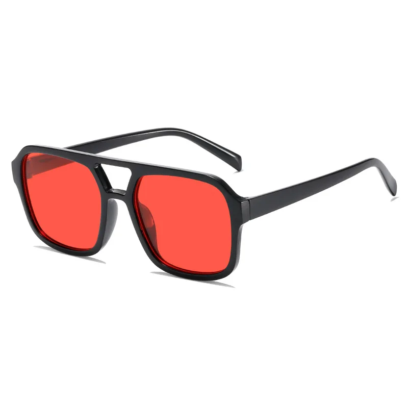 Nieuwe Pc Frame Ronde Zonnebril Dames Heren Vintage Merk Vierkante Zonnebril Voor Mannelijke Tinten Vrouwelijke Brillen Anti-Glare Zonnebril