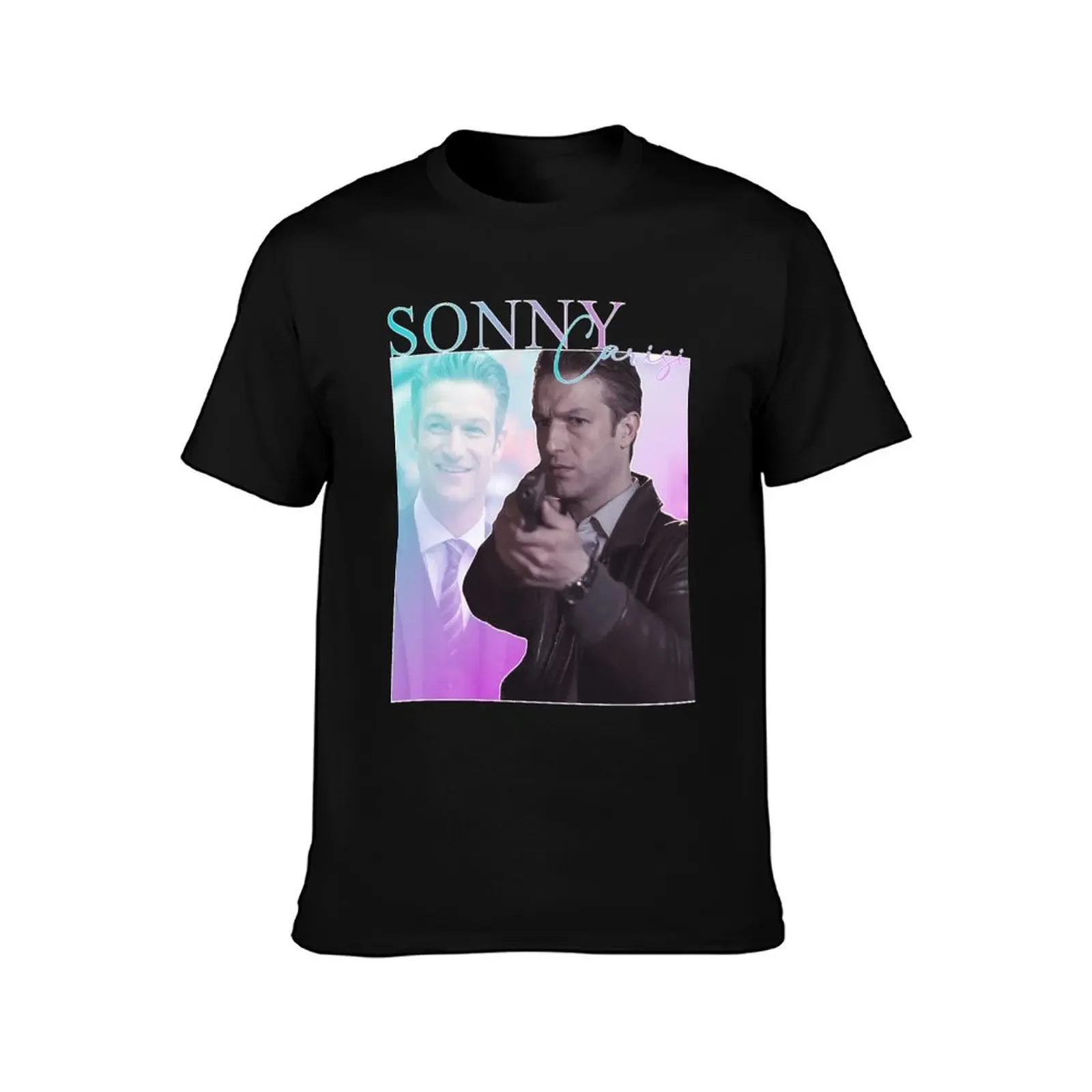 Law & Order SVU Sonny Carisi - Retro T Shirt T-Shirt anime shirts graphic oversized graphic tee t shirts for men