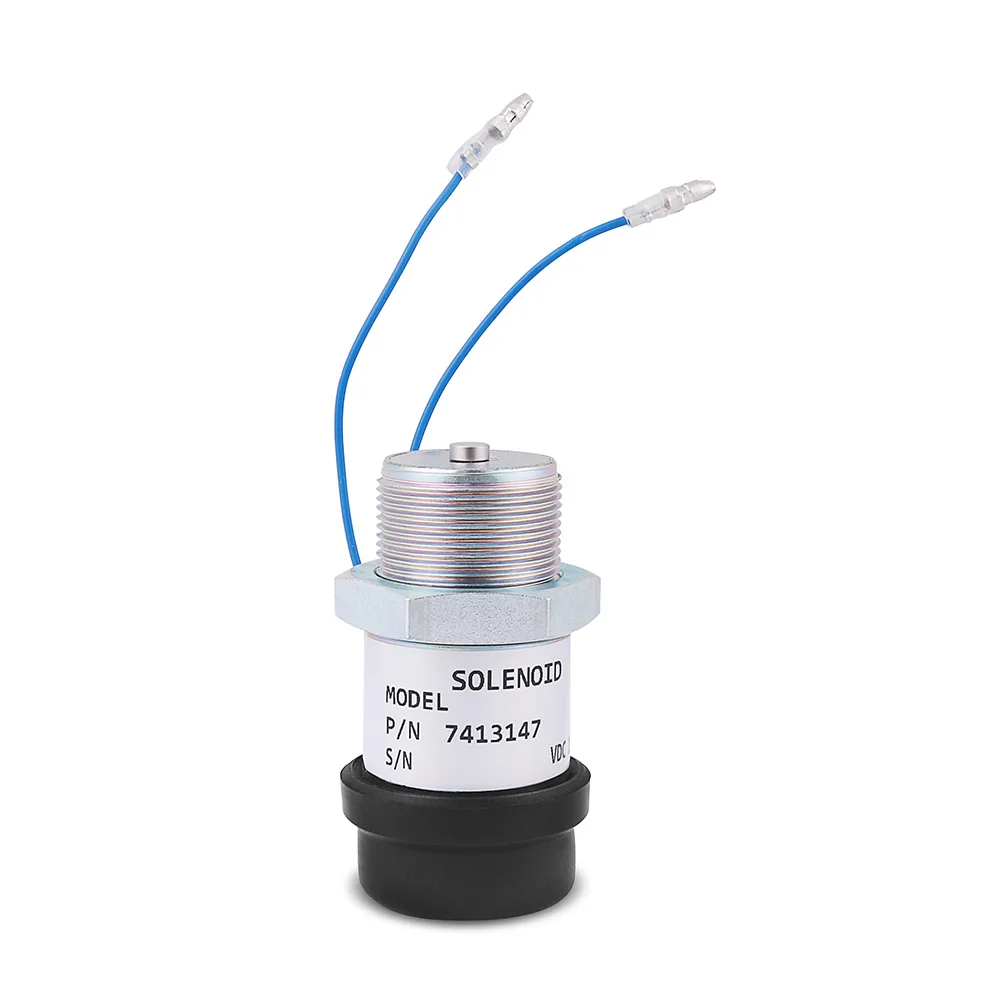 

7413147,MM409-67001,195-8411,30L87-00060,30A87-00060 12V Stop Solenoid valve For S3L2-E2 S4L2 L2E K3 E305C/K4N EB12.4 UKFSS113