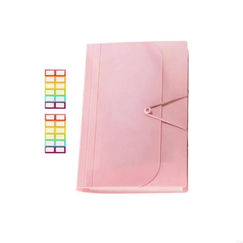 Y8AD 13 Pockets Expanding File Folder 13 Compartment Document Receipt Organizers