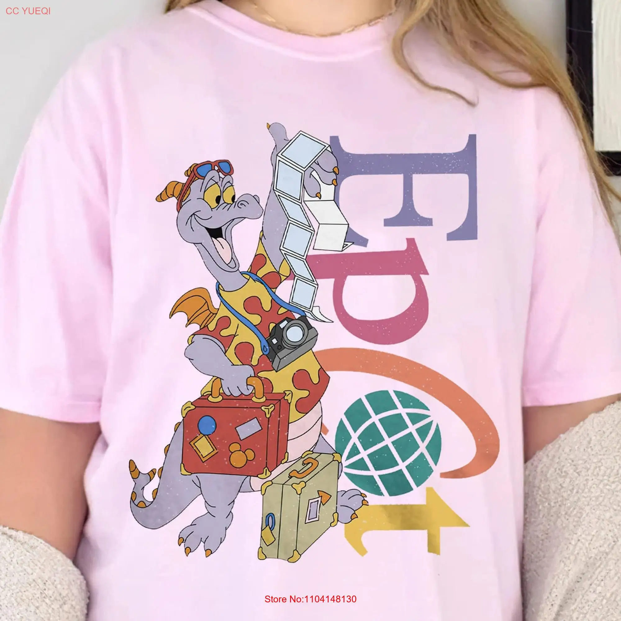 Figment EpcoT T Shirt Dragon Purple long or short sleeves