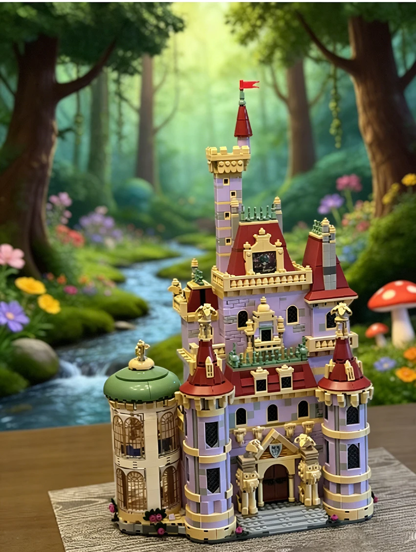 

Романтический конструктор «Замок принцессы» 2026 для девочек, развивающий, 2916 деталей, подарок на день рождения, декоративная игрушка