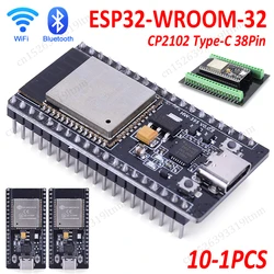 ESP32 Development Board Type-C CP2102 WIFI Bluetooth Module Dual Core Wireless Module ESP-32 ESP-WROOM-32 Expansion Board 38Pin