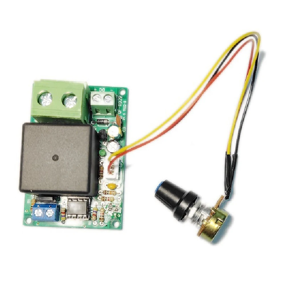 DC 12V 24V Timer Module Adjustable Timer Delay Turn Off Module Timing Relay Switch 0-10sec  0-5min with Potentiometer