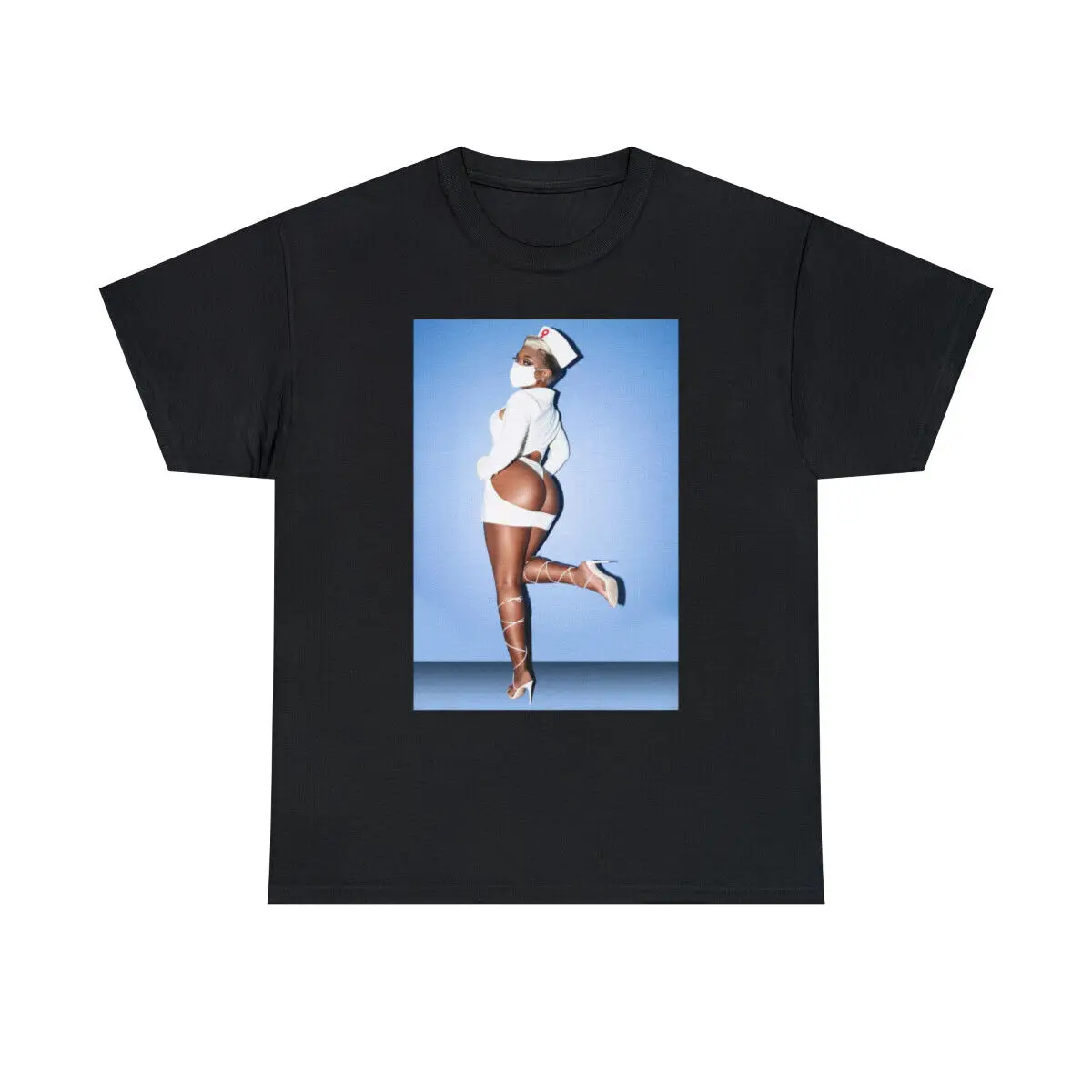 Megan Thee Stallion Nurse Sizes S - 5XL Unisex Heavy Cotton Tee Shirt Hot Summer