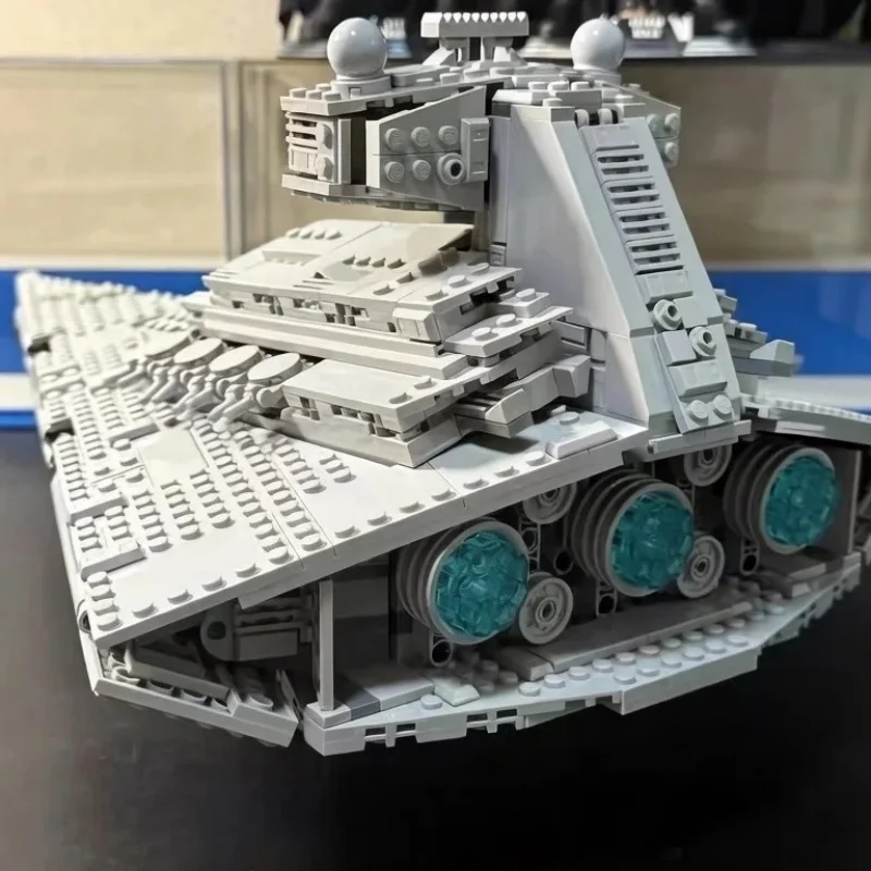 2026 Space Battle Themed Imperial Star Destroyer Building Blocks Star Interstellar Conflict Spaceship Model In Stock Toys Gifts view 5