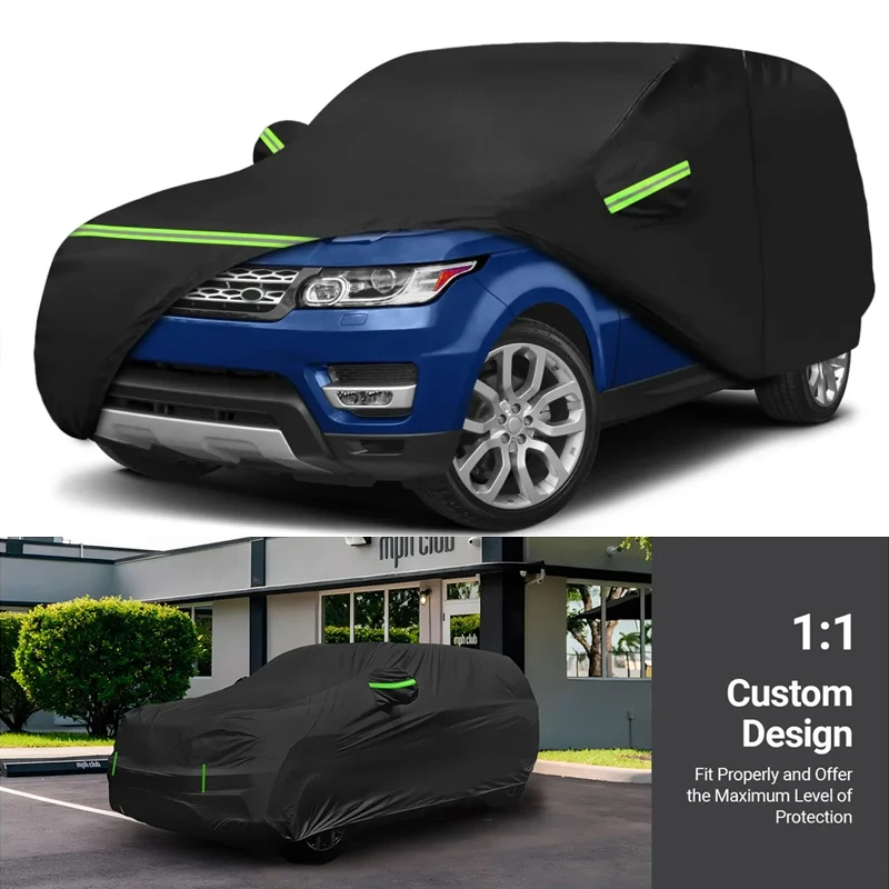 

Водонепроницаемый автомобильный чехол на заказ, подходит для Land Rover Range Sport 2013-2025, всепогодная погода с молнией двери, защита от снега, дождя, пыли и града