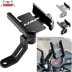 For YAMAHA NMAX 155 N-MAX 125 155 NMAX125 2015-2022 2023 Motorcycle Accessories Handlebar Mobile Phone Holder GPS Stand Bracket
