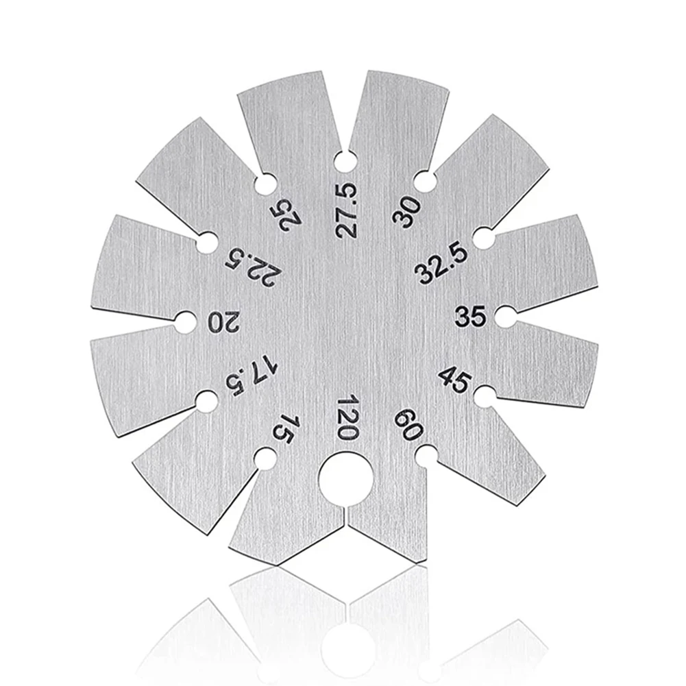 ไม้โปรแทรกเตอร์มุม BEVEL Gauge งานไม้เครื่องมือวัด 15-120 องศาสแตนเลสสําหรับบดและ Honing