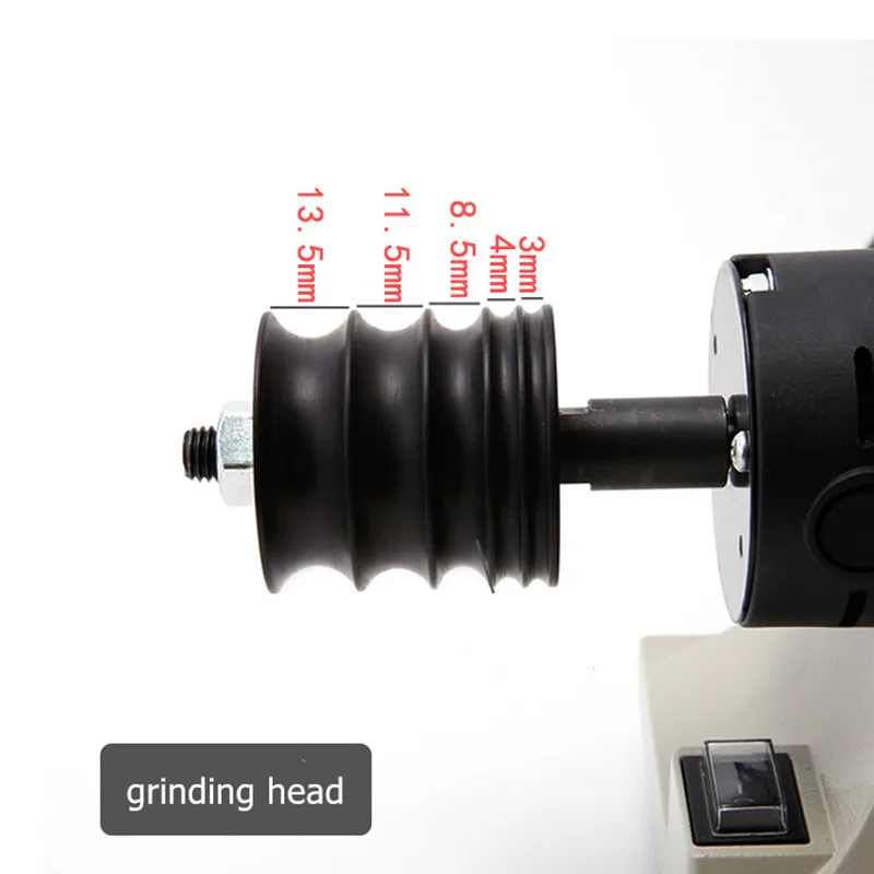 / Leather Edge Polisher - Mini Desktop Grind hine For Veg Tanned Leather , Manual Burnishing Tool For Craft Workshop