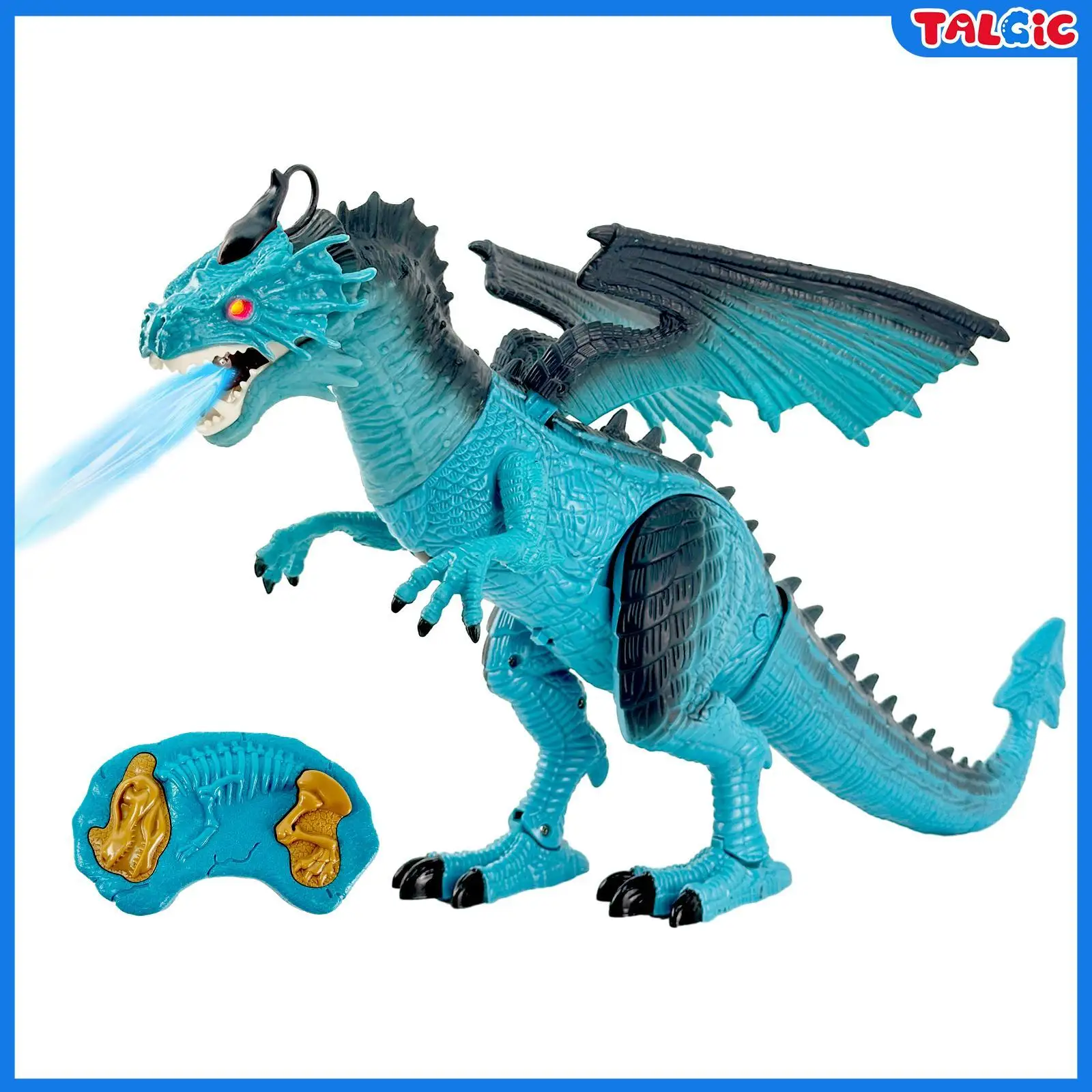 

Remote Control Dinosaur Toy Fire & Ice Dinosaur Game of Trones Spray Light and Multiple Function