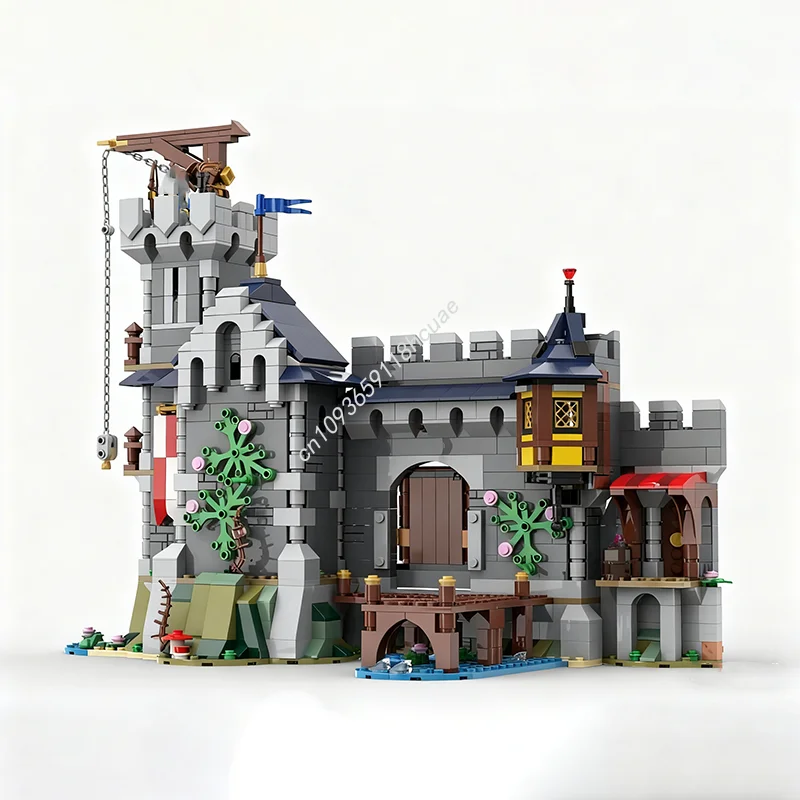 3320 個 MOC バトルフォートファルクランド城モデルビルディングブロックおもちゃ建築子供レンガ創造的な教育クリスマスギフト