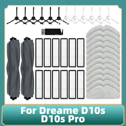 Compatible For Dreame Bot D10s / D10s Pro /  D9 Max Gen 2 Roller Main Side Brush Hepa Filter Mop Cloths Accessories Parts