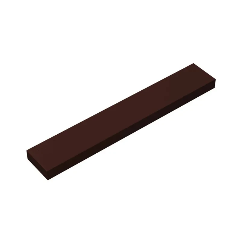 100pcs 6636 Smooth Flat Tile 1x6 Thin Figure For Children Compatible Educational Creative Size Gift DIY Buildings Blocks Toys