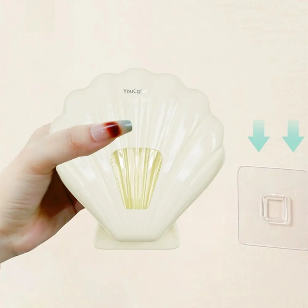 Plastic Shell Cling Film Organiser Large Capacity Wall Mounted Disposable Food Cover Storage Box Dustproof