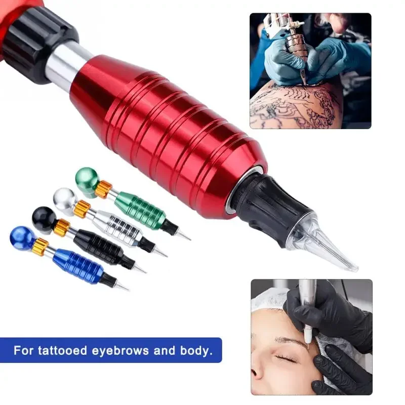 Alloy Rotary Makeup Tattoo Pen Machine Motor Guns Tattoo Studio Gourd Rotary Machine RCA Cord For Body Permanent Microblading