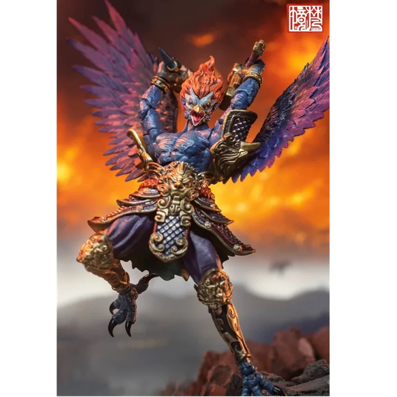 

Fancy Realm Action Figure 1/12 Legendary Wings World of Warcraft Black Myth Wukong Figure Modern Mobile Doll Toys Gift